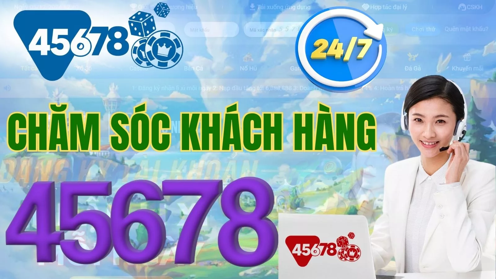 chăm sóc khách hàng 24/7 trang 45678.bar